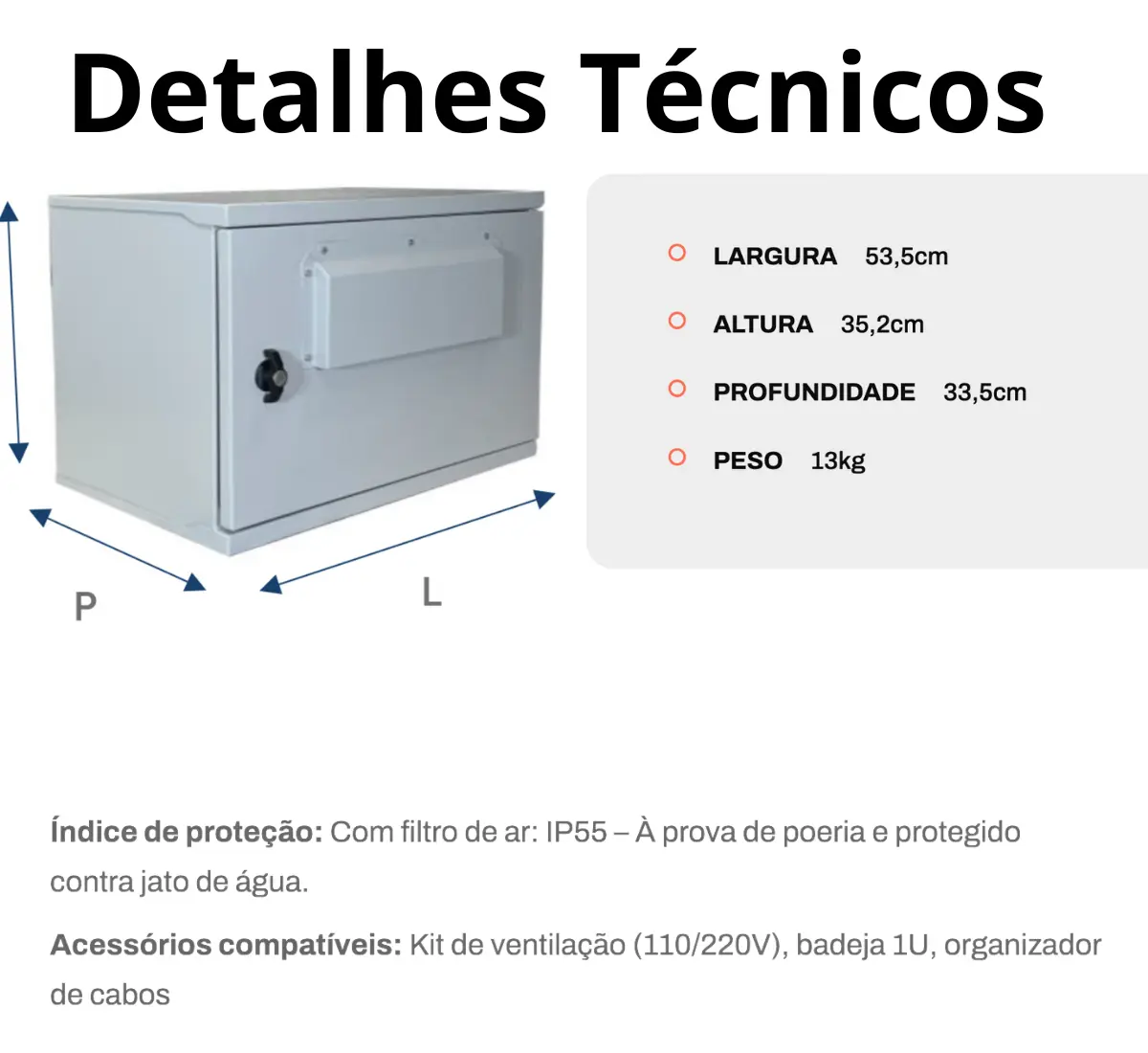 Rack Outdoor AzLink 6U LoCo: imagem de referência 4